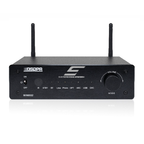 Stereo võimendi Bluetoothiga | heli täiustamine | 2×30W (8Ω) / 2×50W (4Ω) | HDMI ARC | Subwooferi väljund