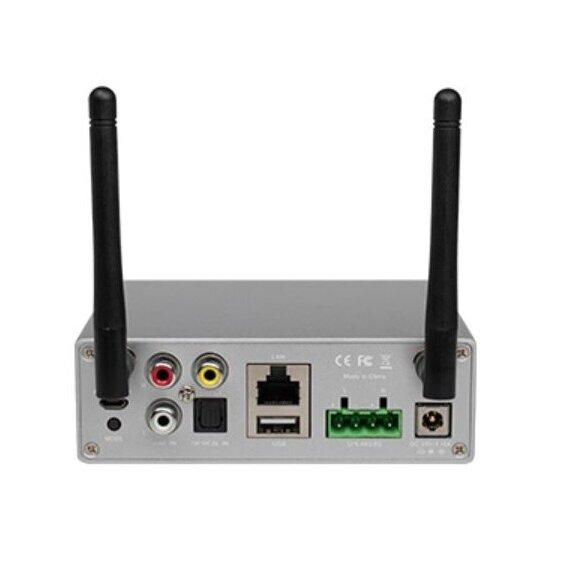 Wi-Fi and Bluetooth audio amplifier | 2x50W / 2x30W | 24VDC | 4-8Ω | 24bit/192kHz | 120x113x37mm 1 Wi-Fi and Bluetooth audio amplifier | 2x50W / 2x30W | 24VDC | 4-8Ω | 24bit/192kHz | 120x113x37mm 1