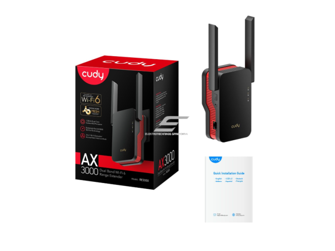 Wi-Fi praplėtėjas / kartotuvas | belaidžio tinklo praplėtėjas | Wi-Fi 6 | iki 3000 Mbps | Mesh | MU-MIMO technologija | plug-in“ montavimas 2