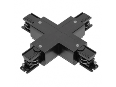 X formos jungtis | bėgelių X-RAIL sujungimui | 3F | 166x166mm | juoda | GTV Lighting | XAE-LKXUC-10 X formos jungtis | bėgelių X-RAIL sujungimui | 3F | 166x166mm | juoda | GTV Lighting | XAE-LKXUC-10