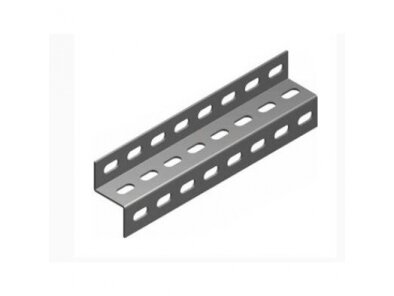 Z formos profilis | 2000x25x25x25x0,2mm | perforuotas | plieninis | cinkuotas | pilkas | BAKS | ZC25H25/2 | 630220