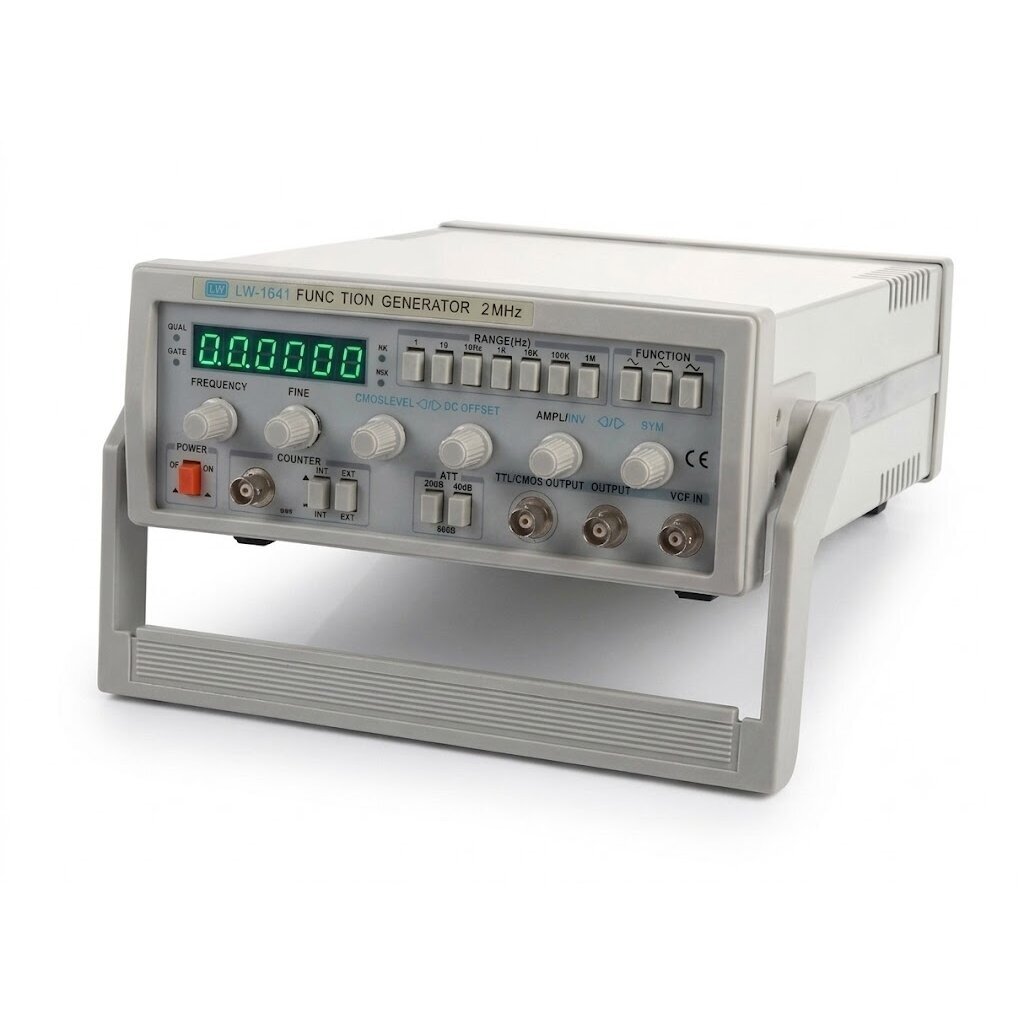 Cyfrowy generator funkcji 2 MHz | do testowania elektroniki | wyświetlacz LED | miernik częstotliwości | wyjście TTL/CMOS Cyfrowy generator funkcji 2 MHz | do testowania elektroniki | wyświetlacz LED | miernik częstotliwości | wyjście TTL/CMOS