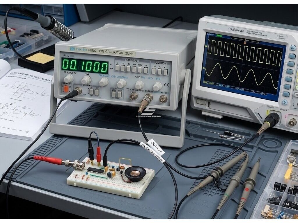 Skaitmeninis funkcijų generatorius 2 MHz | elektronikos testavimui | LED ekranas | dažnio matuoklis | TTL/CMOS išėjimas 2 Skaitmeninis funkcijų generatorius 2 MHz | elektronikos testavimui | LED ekranas | dažnio matuoklis | TTL/CMOS išėjimas 2