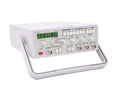 Signalų | funkcijų generatorius | 0.1 Hz–5 MHz | elektronikos testavimui ir remontui | sinusinė, trikampė, stačiakampė, impulsinė ir rampos banga Signalų | funkcijų generatorius | 0.1 Hz–5 MHz | elektronikos testavimui ir remontui | sinusinė, trikampė, stačiakampė, impulsinė ir rampos banga