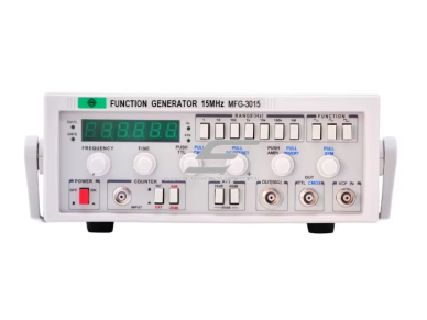 Signalų | funkcijų generatorius | 0.1 Hz–13 MHz | elektronikos testavimui ir remontui | sinusinė, trikampė, stačiakampė, impulsinė ir rampos banga 3