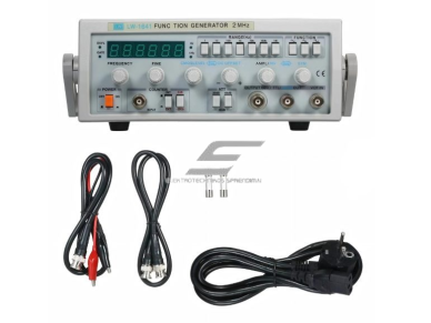 Skaitmeninis funkcijų generatorius 2 MHz | elektronikos testavimui | LED ekranas | dažnio matuoklis | TTL/CMOS išėjimas 1
