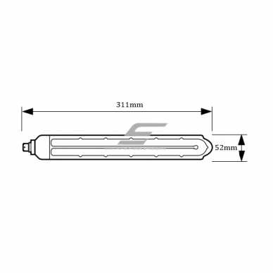 Madalrõhu naatriumiaurulamp BY22d | 37W | 70V | 1800K | 4550lm | Philips 2