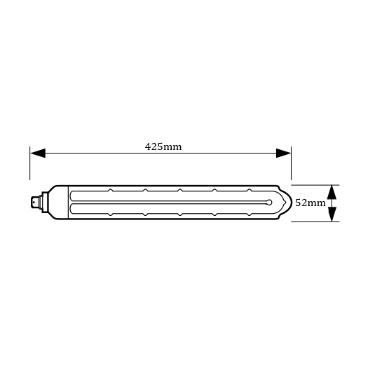 Madalrõhu naatriumiaurulamp BY22d | 36W | 120V | 1800K | 5904lm | Philips 2