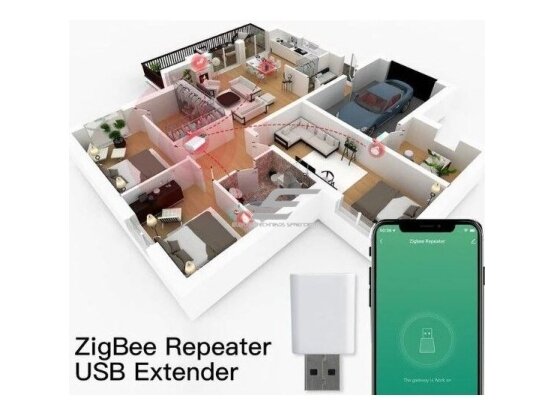 ZigBee signalo kartotuvas | USB | Smart Life | TUYA | MOES | ZZJ-JM-MS 1