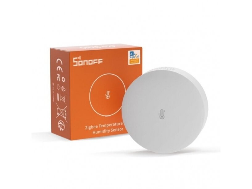 Išmanus | belaidis temperatūros ir drėgmės jutiklis | baltas | Wi-Fi | Zigbee | SONOFF | SNZB-02P | 6920075740622