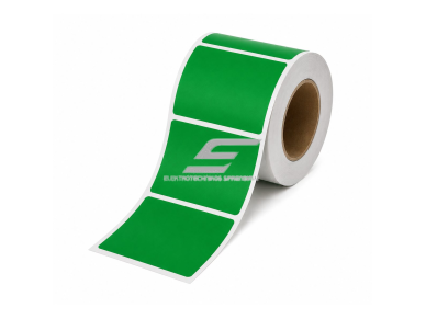 Žymėjimo etiketė | perforuota | 50x70mm | žalia | 220 vnt/rul. | kabelių, įrangos ir inventoriaus ženklinimui Žymėjimo etiketė | perforuota | 50x70mm | žalia | 220 vnt/rul. | kabelių, įrangos ir inventoriaus ženklinimui