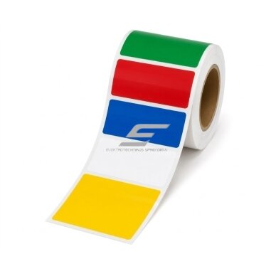 Marķēšanas etiķete | indeksu tipa | 45x36mm | dažādās krāsās | 320 gab./rullī | kabeļu, iekārtu un inventāra marķēšanai Marķēšanas etiķete | indeksu tipa | 45x36mm | dažādās krāsās | 320 gab./rullī | kabeļu, iekārtu un inventāra marķēšanai
