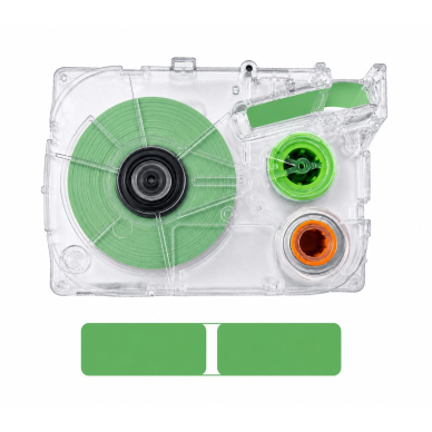 Marking label | perforated | 14x30mm | green | 240 pcs/roll | for marking cables, equipment and inventory